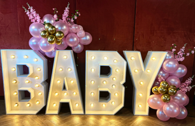 Lichtletters BABY