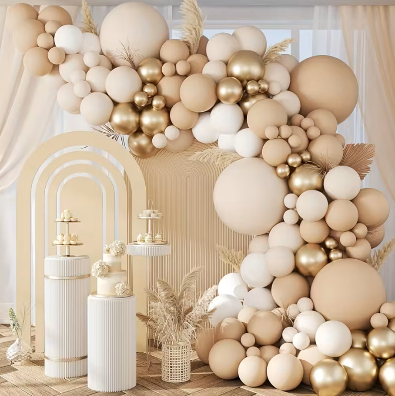 Ballonnen decoratie en backdrop