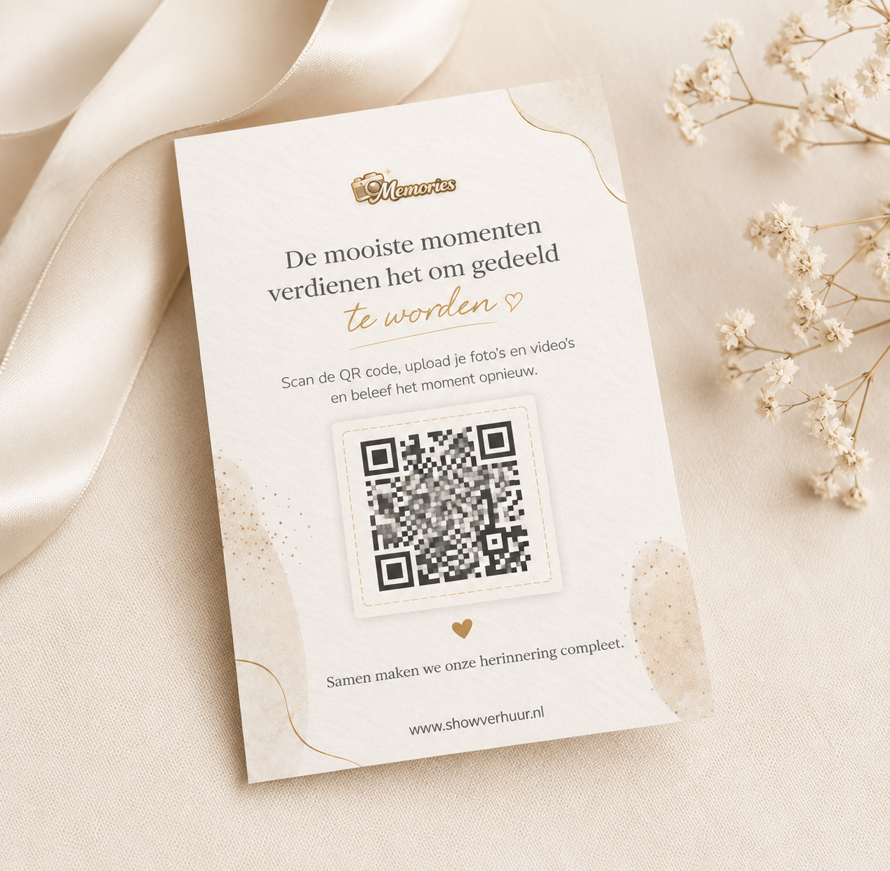 Eigen QR-code flyers